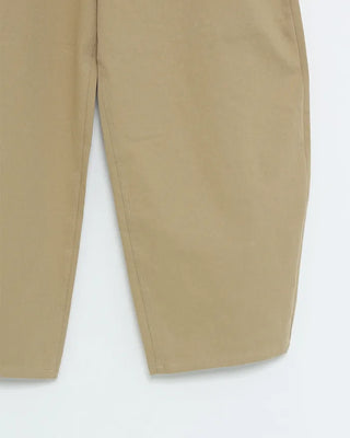 (Unisex) Wide Curved Cotton Pants