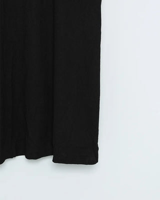 Balloon puff half-sleeve long dress