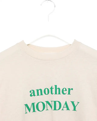 MONDAY Round Neck Half T-Shirt
