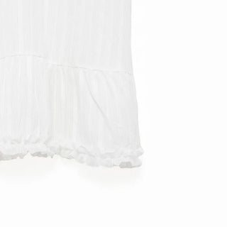 Frilled tiered mini dress