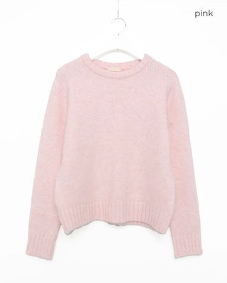 Basic polo neck knit