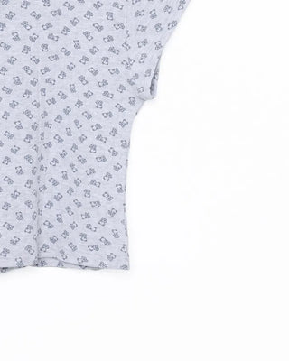 Mini Bear Slim Cropped Perforated T-Shirt