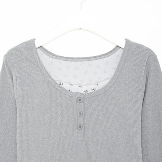 Flower Lace Double T-Shirt