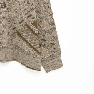(Unisex) Geometric Sweat Knit