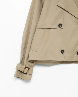 Belted Short Trench Coat