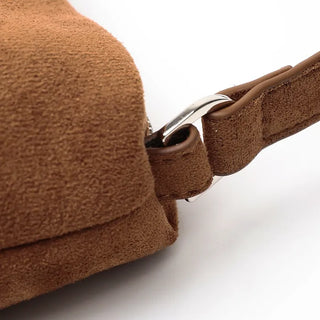 Suede tote bag