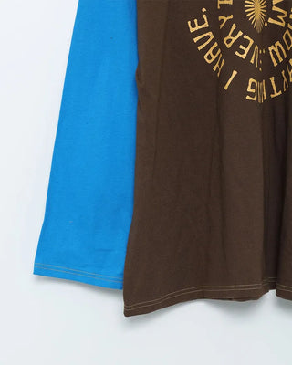 Logo print raglan T-shirt