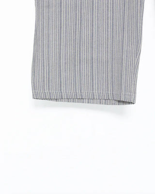 Linen striped banding pants