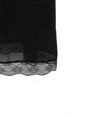 Bust-trace line lingerie dress