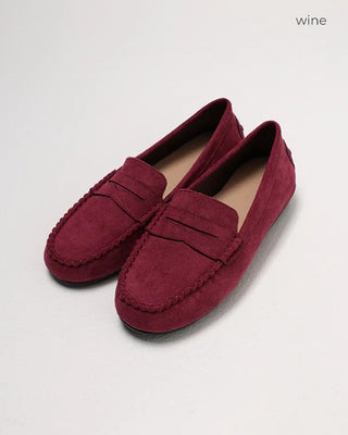 Suede loafers