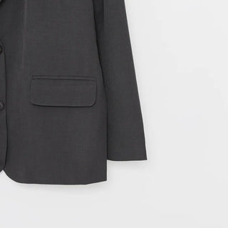 Loose-fit blazer jacket