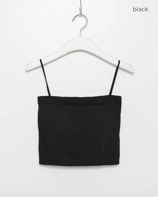 Cropped camisole bra top