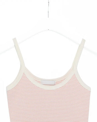 Striped Slim Feed Camisole