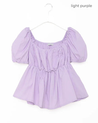 2-way short-sleeved blouse