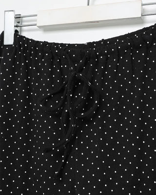 Polka Dot Waist String Pants