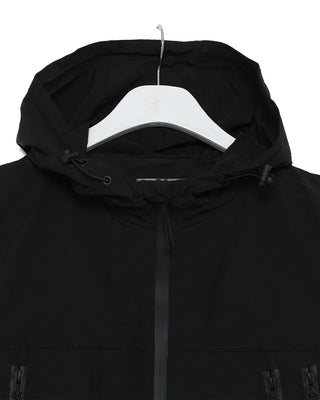 Double-zip hooded vest