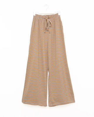 Asymmetrical Border T-shirt & Pants Set