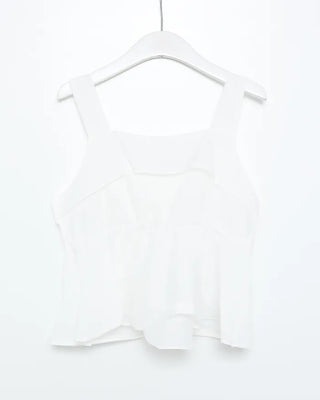 Ribbon frill sleeveless