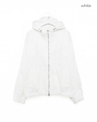 (Unisex) Cotton Check Windbreaker