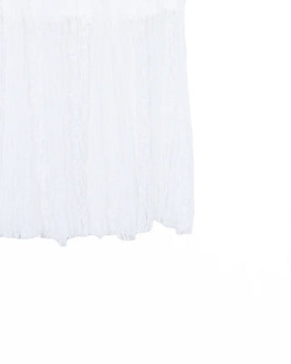 See-through lace long skirt