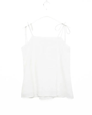 Punching block flower stitch camisole