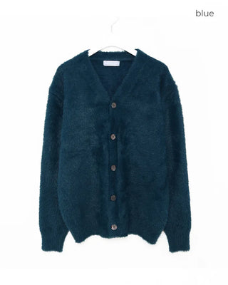 Boucle V-neck cardigan