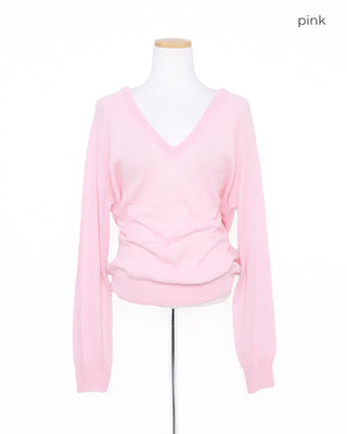 Vivid V-neck knit