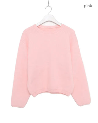Oversized Round Neck Knit