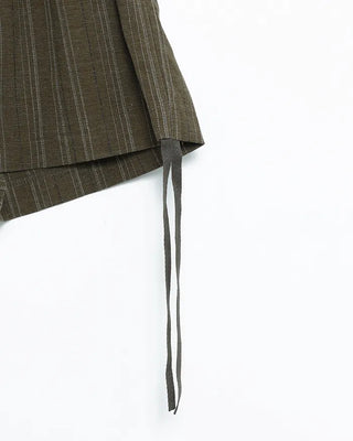 Striped side drawstring shorts