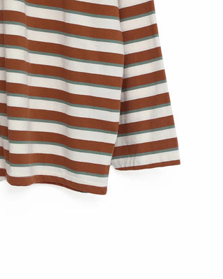 Two-tone striped T-shirt