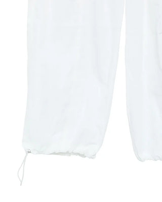 Center seam nylon parachute pants