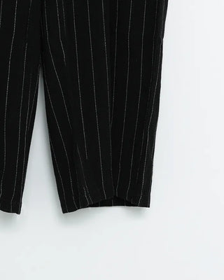 Pinstripe Linen Viscose Easy Pants