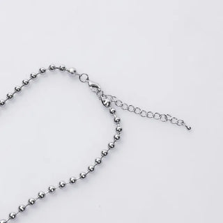 Big Heart Ribbon Necklace