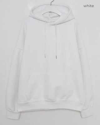 Loose-fit colored hoodie