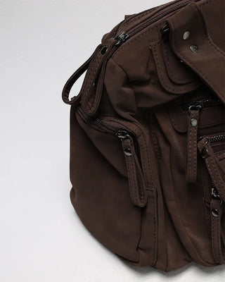 Multi-pocket Boston Big Leather Tote Bag