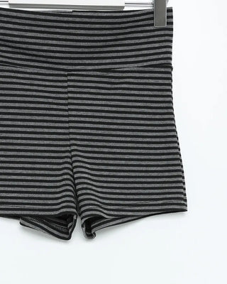 Striped micro shorts