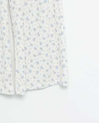 Flower Rib Easy Pants