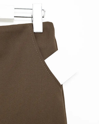 Belt set basic mini skirt
