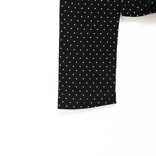 Dot strap long-sleeved T-shirt