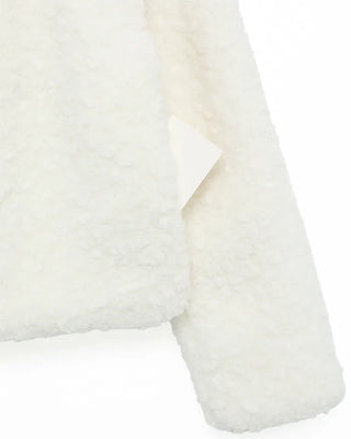 Colored boa jacket