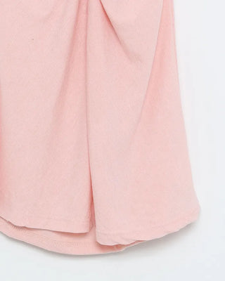 Halter neck shirred sleeveless top