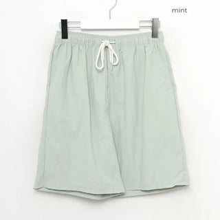 Nylon Banding Half Pants