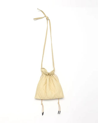 Quilted string bag