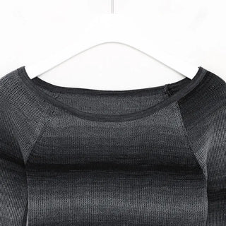 Back Ribbon Gradient Knit
