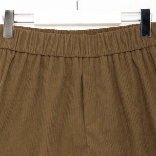 Wide corduroy pants
