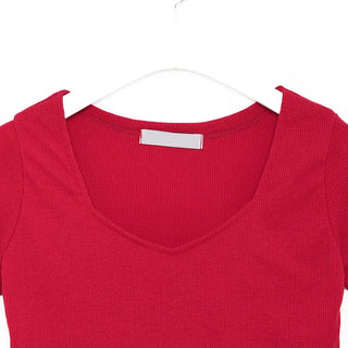 Square Rib Short-Sleeve T-Shirt
