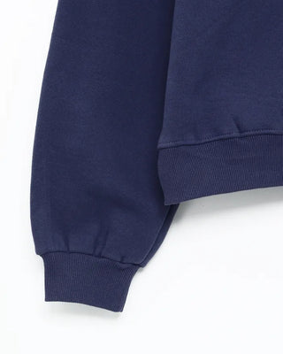 Fleece-lined colored sweatshirt
