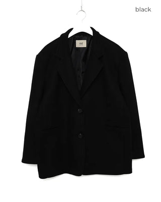 Oversized wool jacket