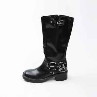 Rock Belt Long Boots