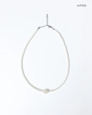 Flower bead necklace
